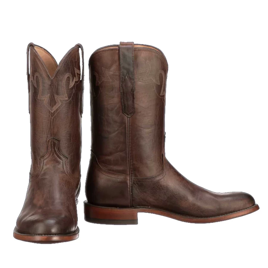 Lucchese Sunset Roper Boots for Men | Genuine Leather Western Cowboy Boots
