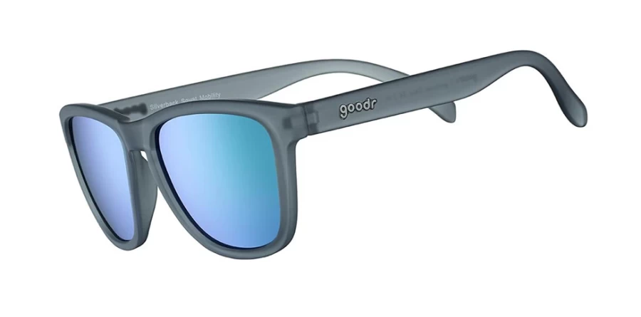 Goodr Sunglasses Silverback Squat Mobility - Lightweight Polarized Running & Training Shades