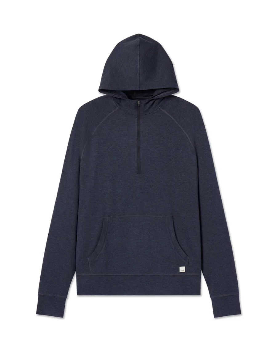 Vuori Performance 1/2 Zip Hoodie for Men & Women - Lightweight & Breathable Athletic Pullover