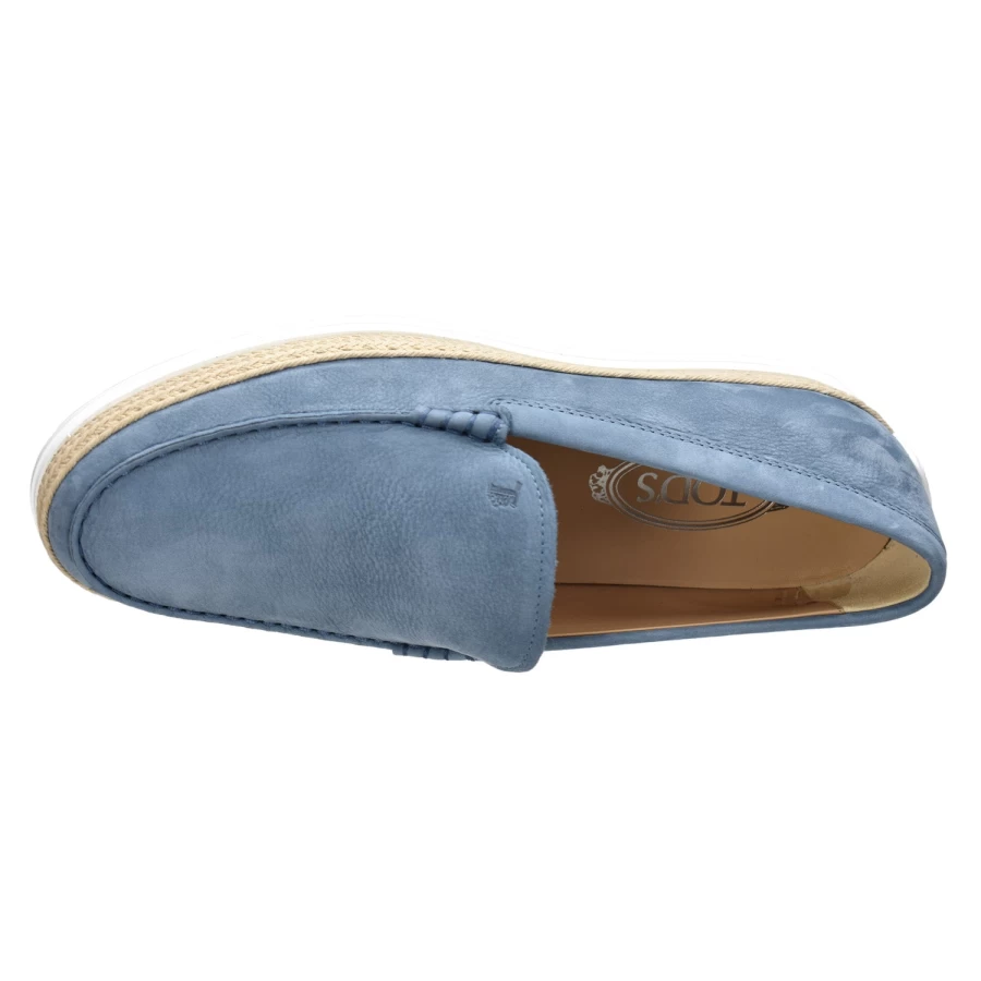 Tod's Nubuck Espadrilles Slip-On Loafers for Men & Women | Comfortable Casual Shoes