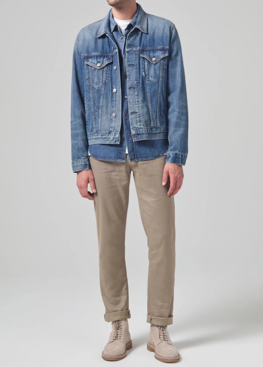 Citizens of Humanity Gage In Stretch Linen High-Waisted Slim Jeans for Women