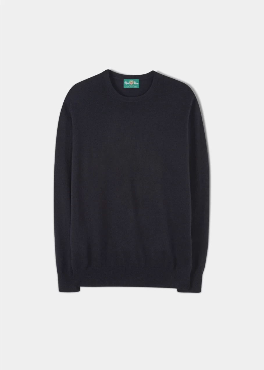 Alan Paine Melfort Crew Neck Sweater for Men - Classic Knitwear