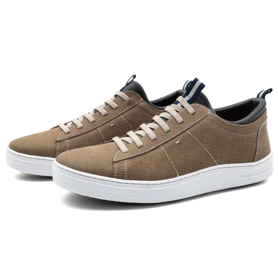 Martin Dingman Cameron Nubuck Sneaker in Sand - Premium Men's Casual Shoes