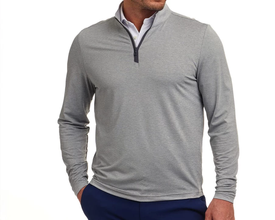 Holderness & Bourne Men's The Bell 1/4 Zip Sweater - Lightweight Performance Golf Pullover