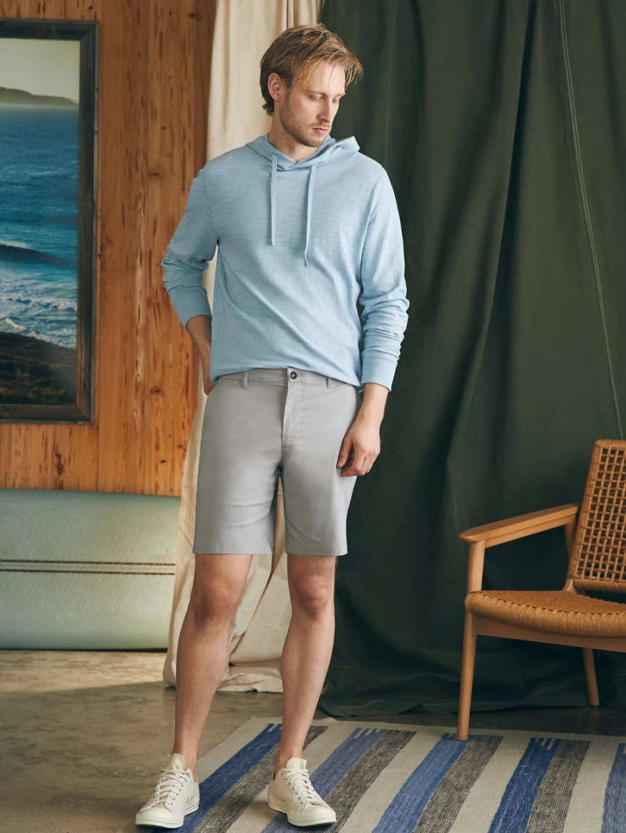 Faherty Men's Movement Chino Shorts - 8 Inch Inseam Comfortable Casual Summer Shorts