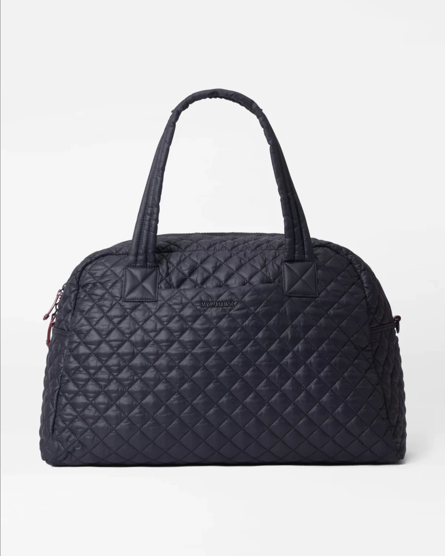 MZ Wallace Jim Travel Bag - Stylish Black Carry-On Luggage for Men & Women