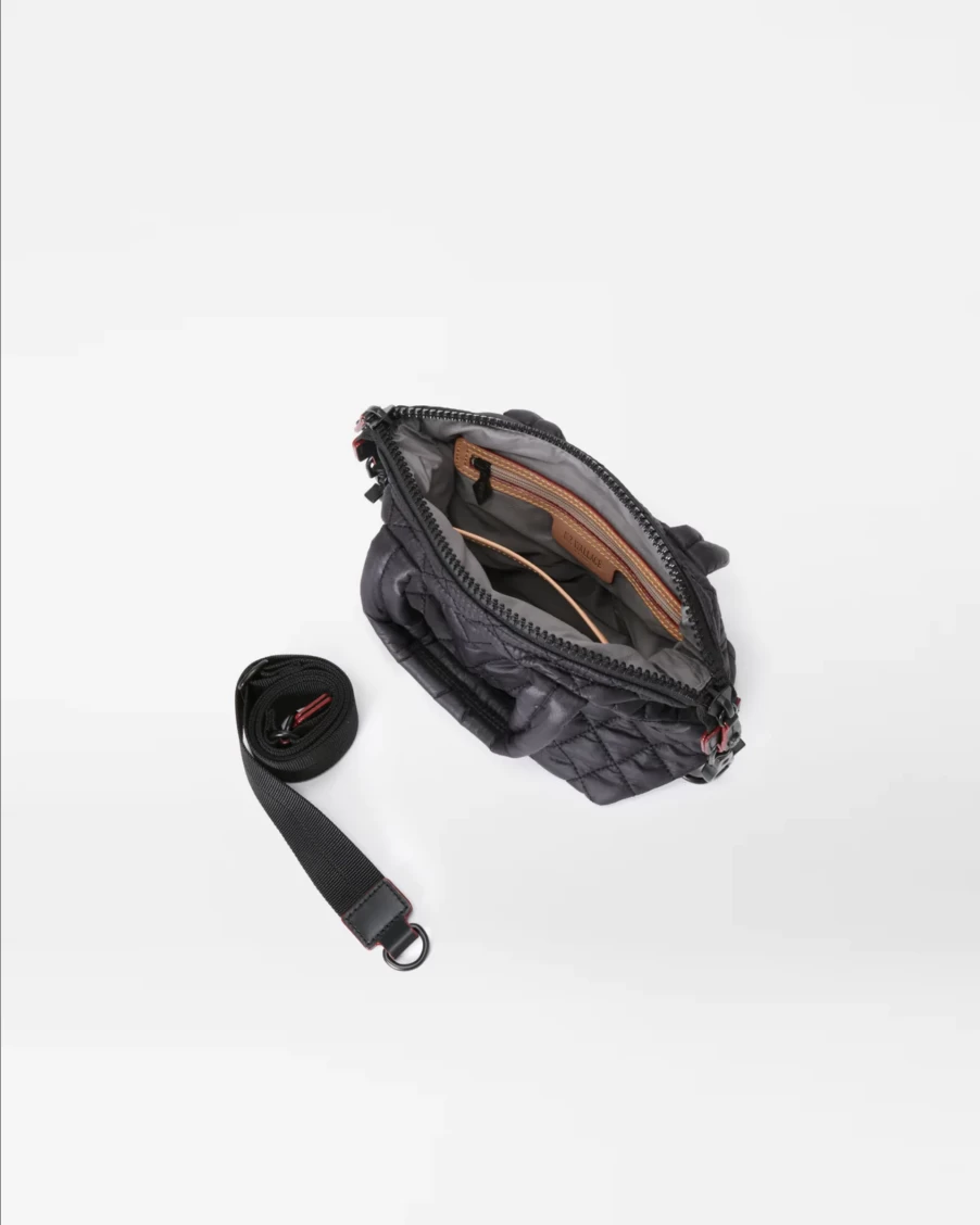 MZ Wallace Micro Sutton Crossbody Bag in Black | Compact & Stylish Shoulder Purse