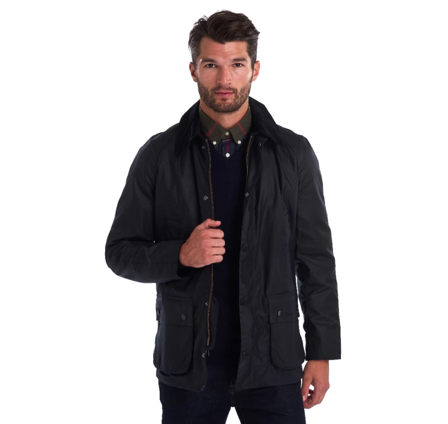 Barbour Ashby Waxed Cotton Jacket - Classic Waterproof Outerwear for Men & Women