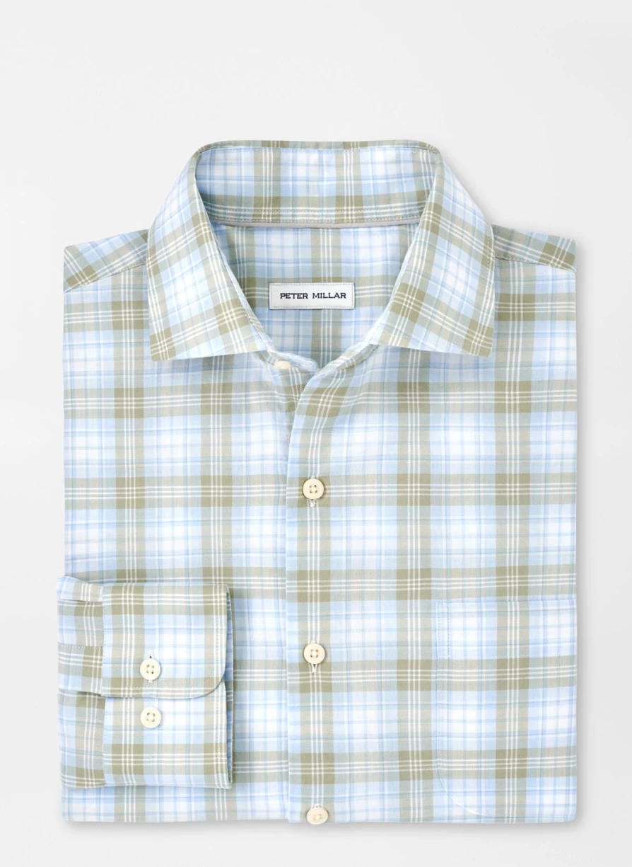 Peter Millar Camden Summer Sport Shirt - Soft Cotton, Cottage Blue