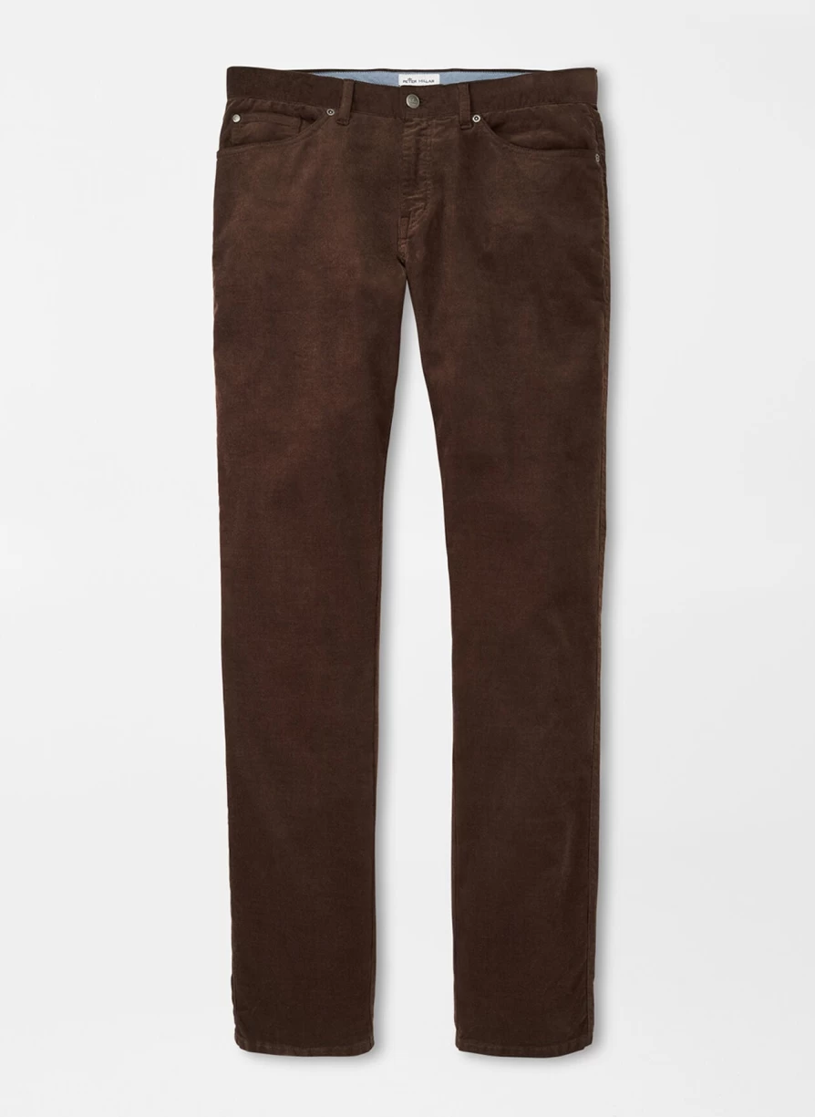 Peter Millar Men's Premium Soft Corduroy Five-Pocket Pants - Comfortable & Stylish Casual Trousers