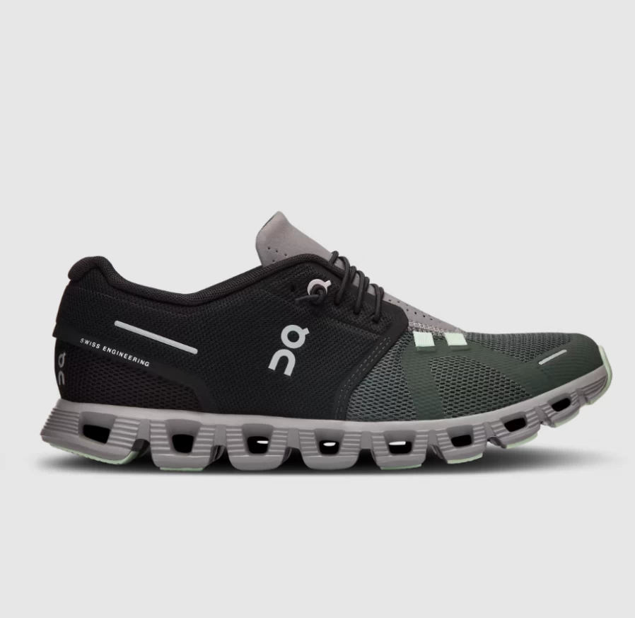 Women's On Cloud 5 Running Shoes - Black/Lead | Lightweight & Comfortable