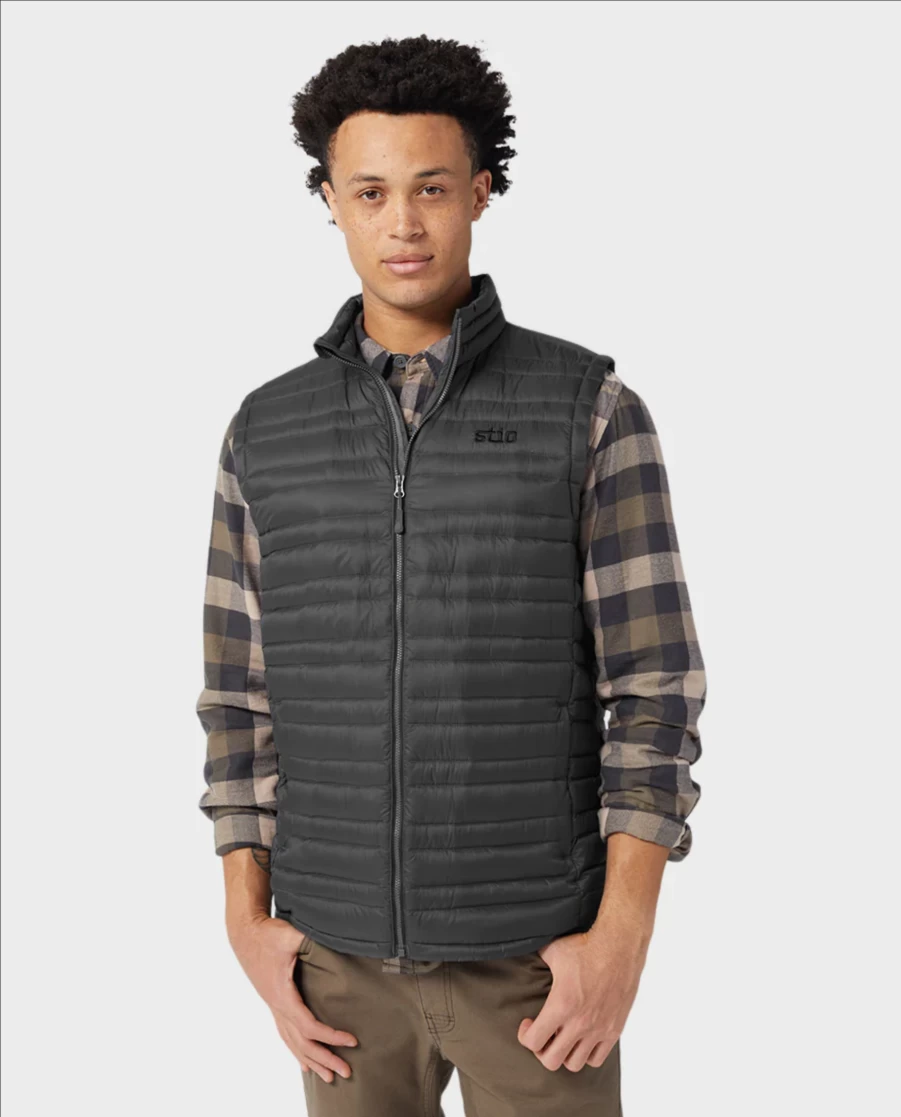 Stio Men's Pinion Down Vest - Lightweight Insulated Winter Jacket for Outdoor Activities