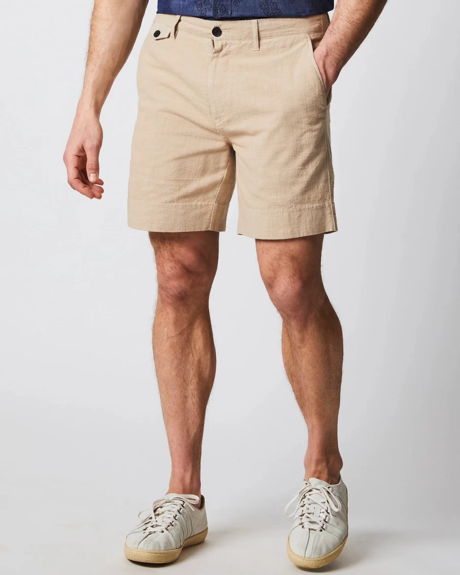 Billy Reid Slub Cotton Short Sleeve T-Shirt - Relaxed Fit Casual Tee for Men