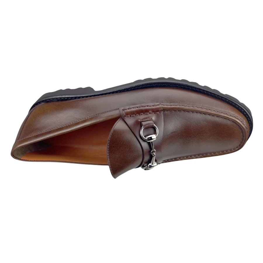 Peter Huber Diego XL Lugsole Bit Loafers - Premium Men's Leather Slip-On Shoes with Non-Slip Sole
