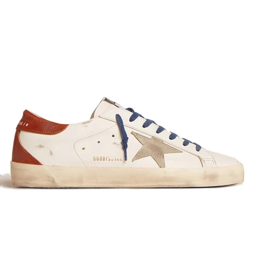 Golden Goose Superstar Sneaker - Vintage-Inspired Distressed Leather Sneakers for Men & Women
