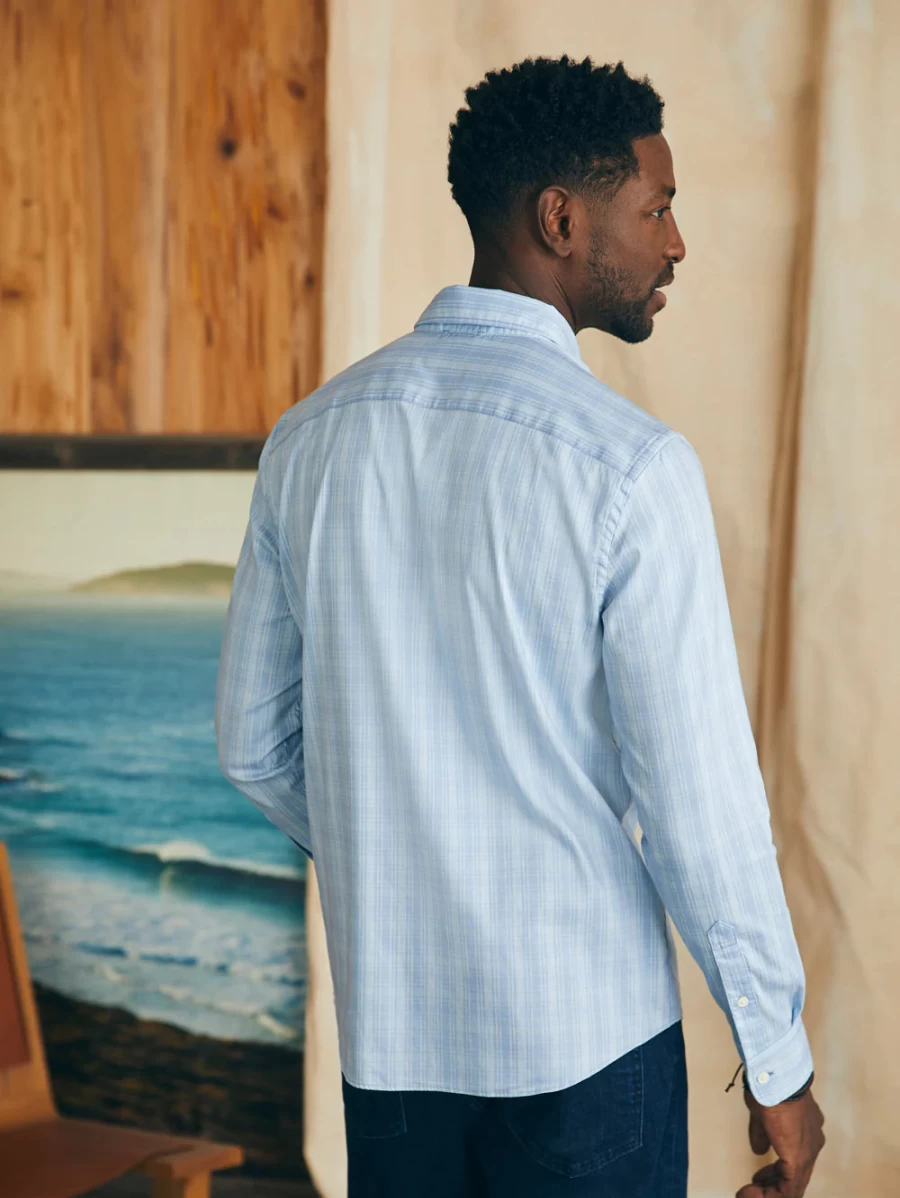 Faherty Men's Movement Sport Shirt - Lightweight Performance Top for Active Lifestyles