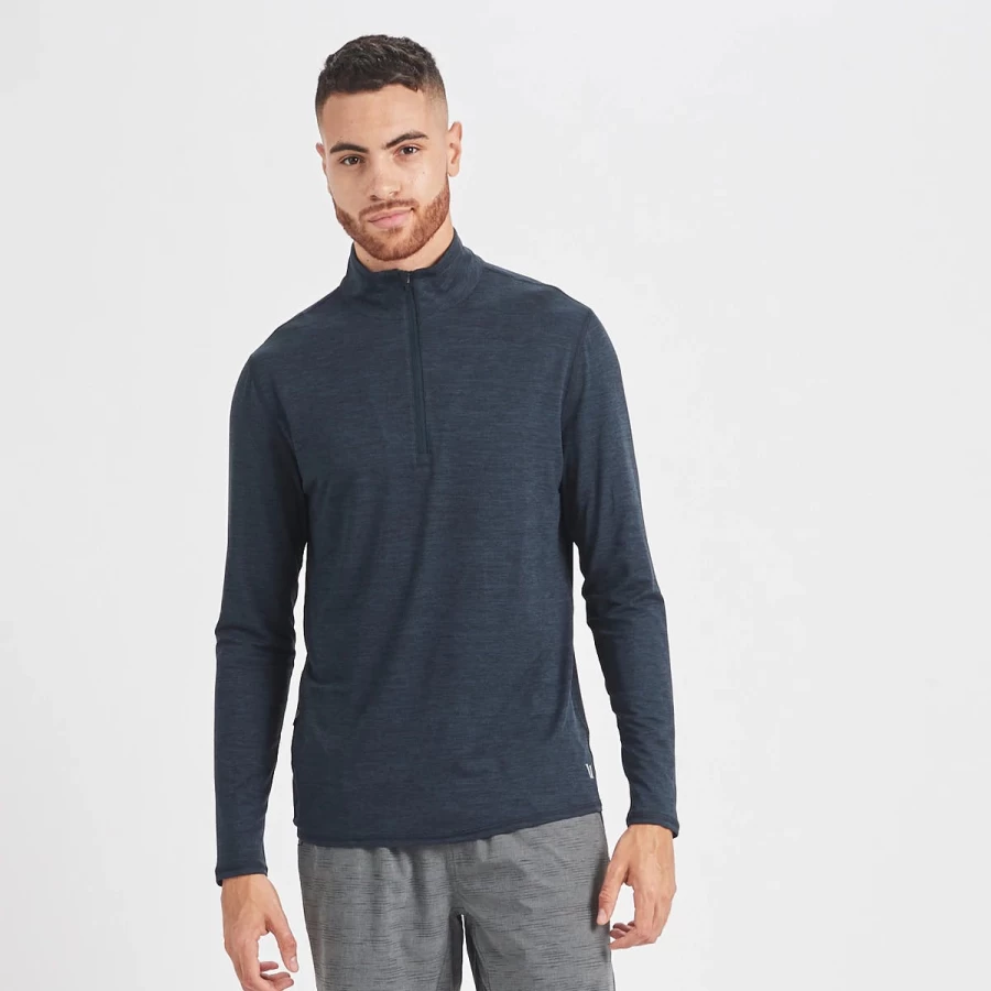 Vuori Ease Performance 1/2 Zip Pullover - Lightweight & Breathable Men's Workout Top