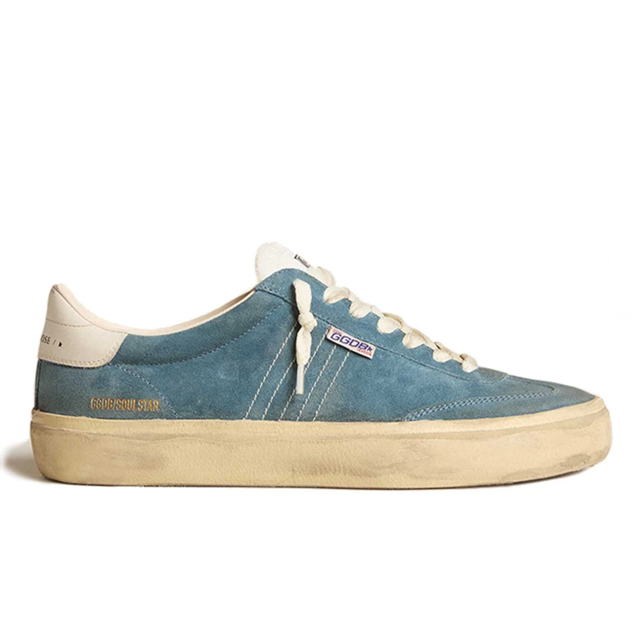 Golden Goose Soul Star Sneakers - Vintage-Inspired Distressed Leather Sneakers for Men & Women