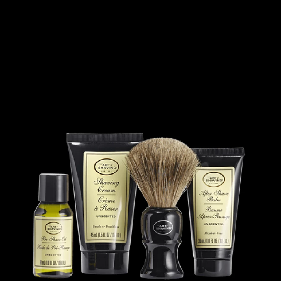 "The Art of Shaving Unscented Mid Size Shaving Kit – Premium Grooming Essentials"