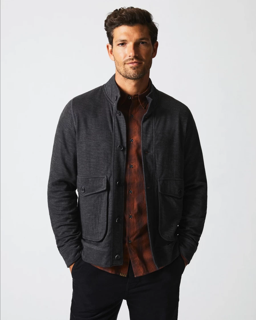 Billy Reid Slub Cotton Cardigan - Men's Casual Knit Sweater
