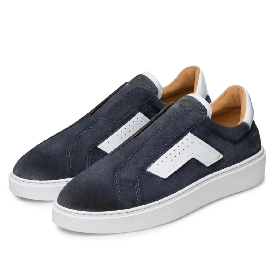 Magnanni Phoenix Laceless Sneaker for Men - Premium Leather Slip-On Loafers