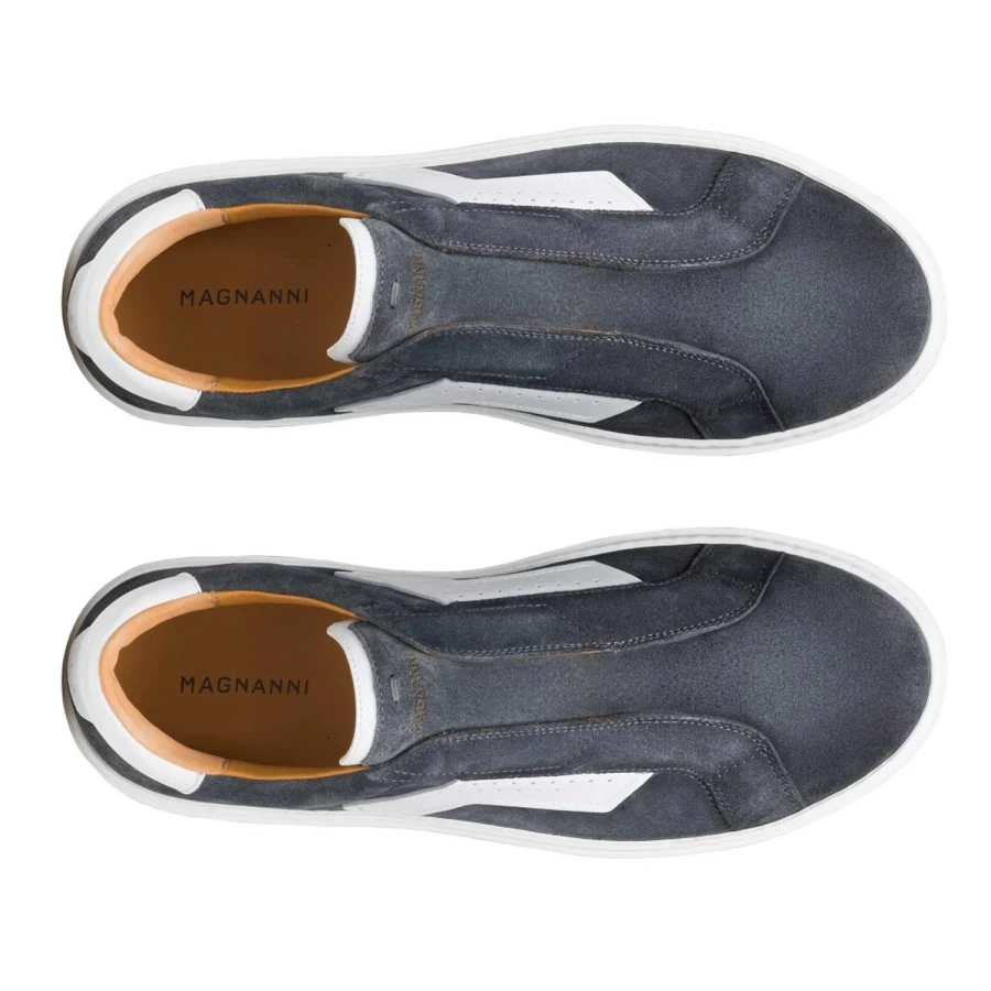 Magnanni Phoenix Laceless Sneaker for Men - Premium Leather Slip-On Loafers