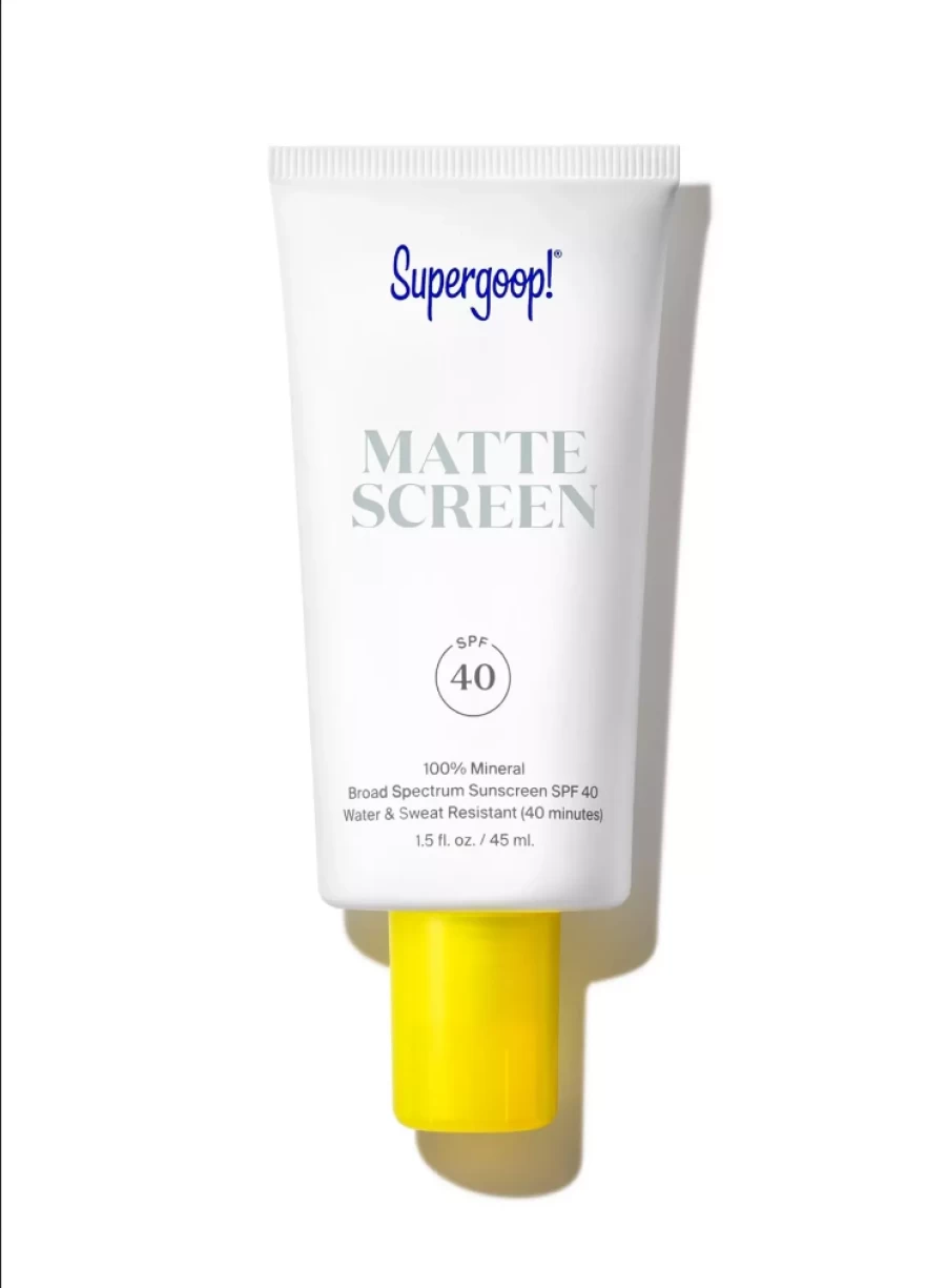 Supergoop! Mattescreen SPF 40 Oil-Control Sunscreen Primer – Broad Spectrum Matte Finish