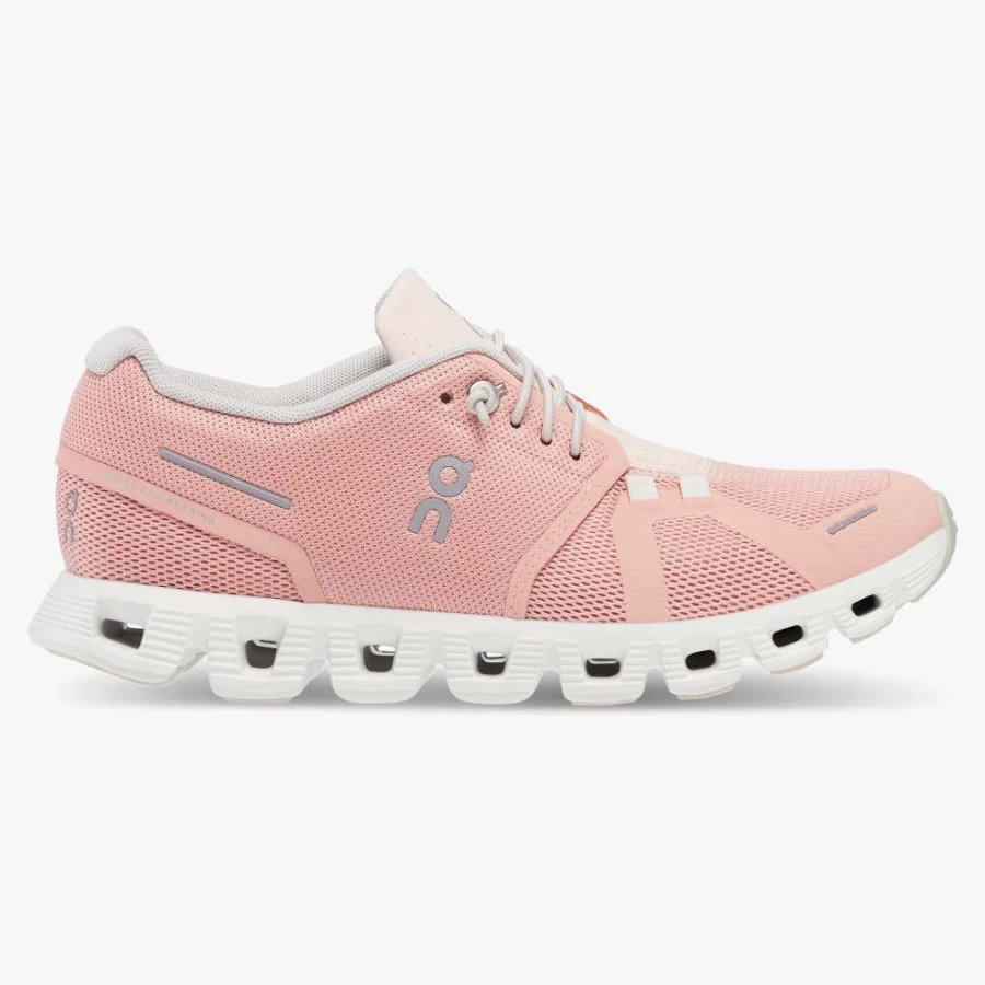 On Shoes Women's Cloud 5 Running Shoes - Rose/Shell Color