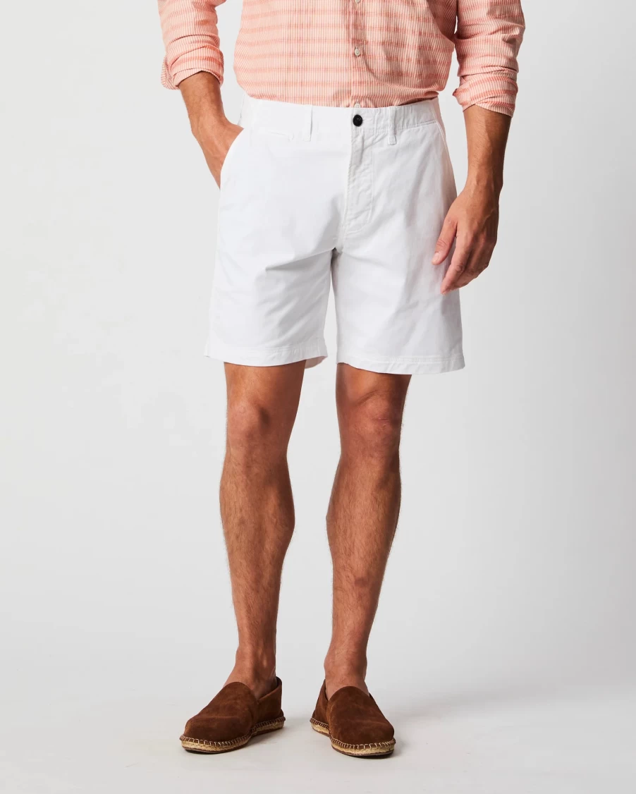Billy Reid Men's Classic Fit Chino Shorts - Comfortable Casual Summer Shorts