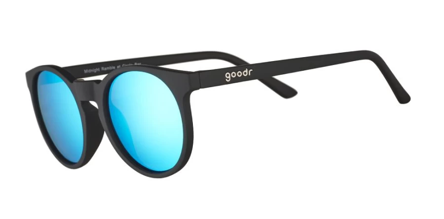 "Goodr Sunglasses Midnight Ramble At The Circle Bar - Stylish & Comfortable Shades"