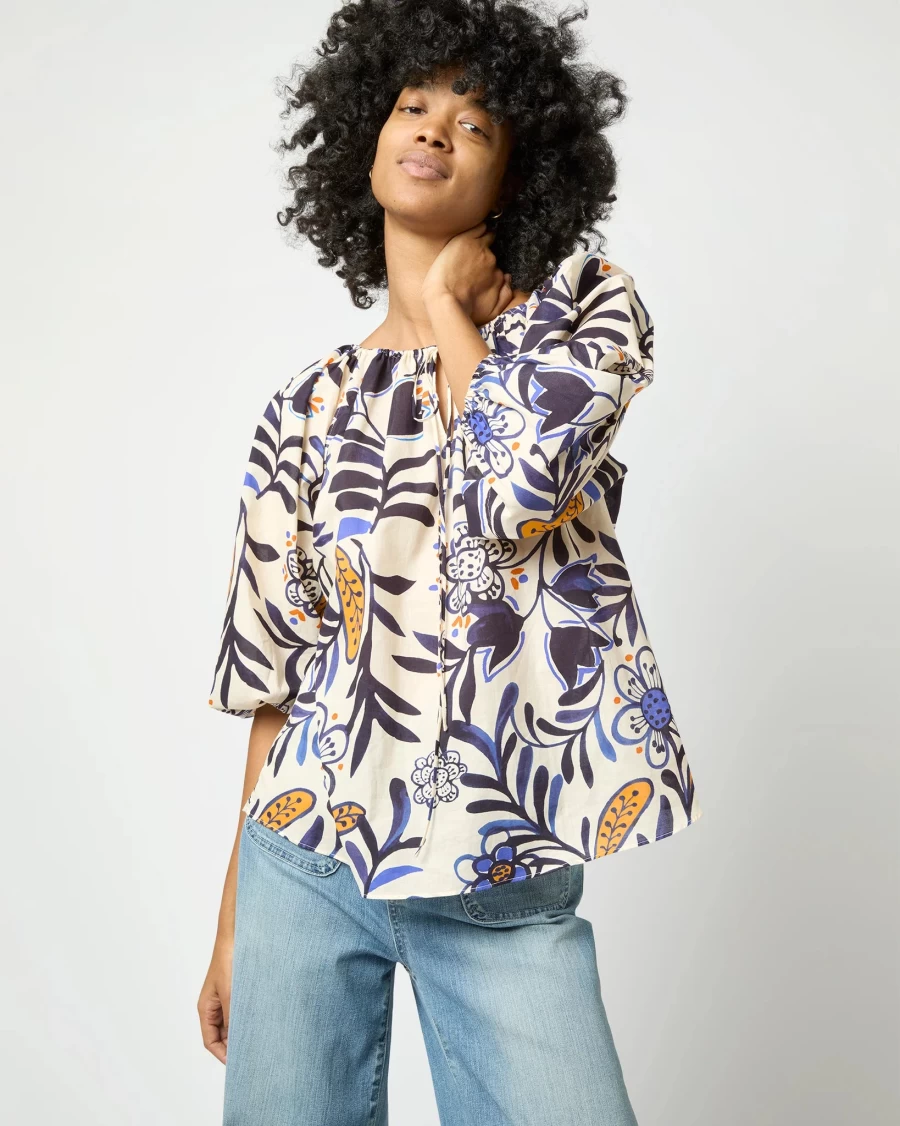 "Ann Mashburn Lola Top - Women's Stylish and Comfortable Blouse"