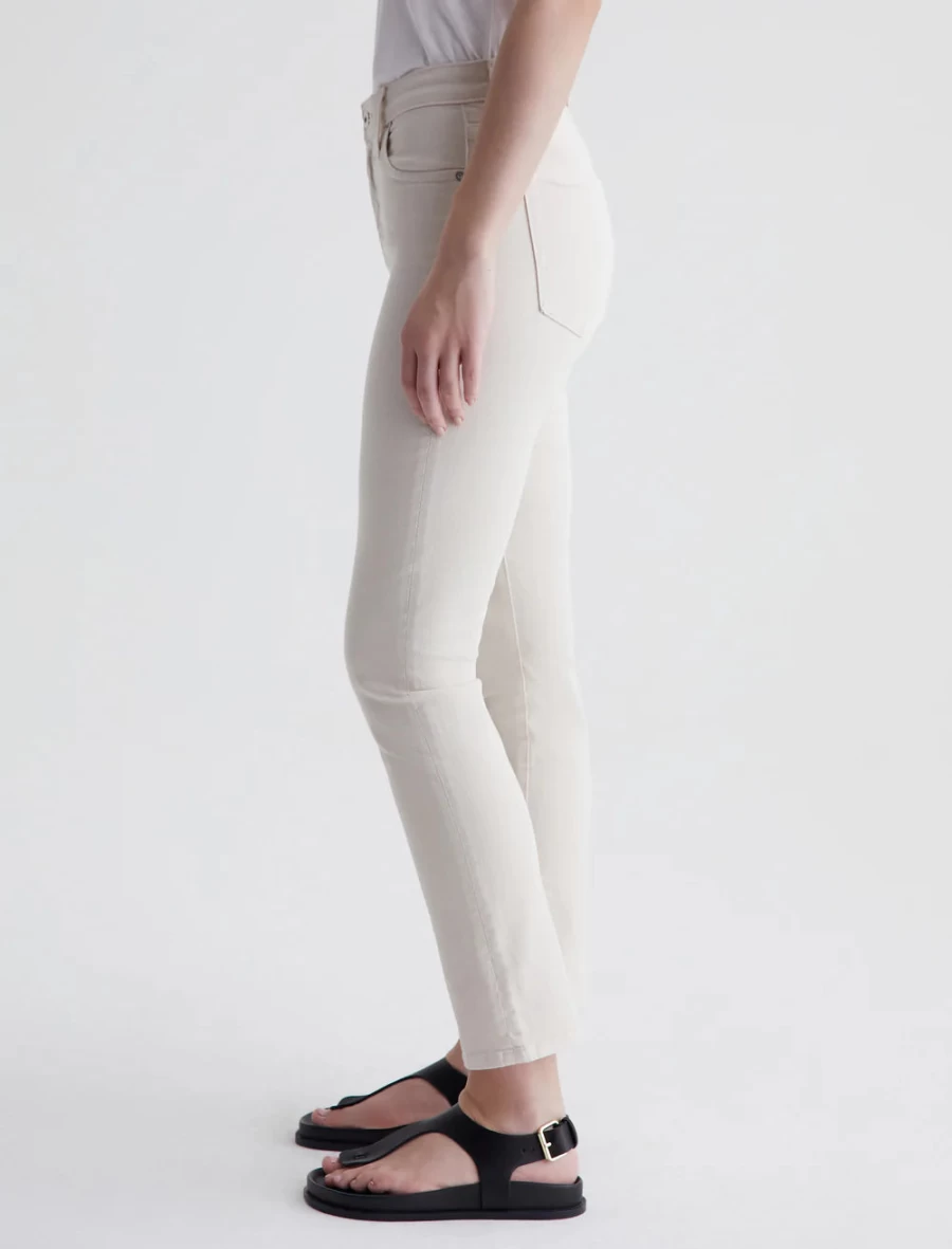 AG Jeans Mari Crop in Opal Stone - Women's High-Waisted Denim Shorts