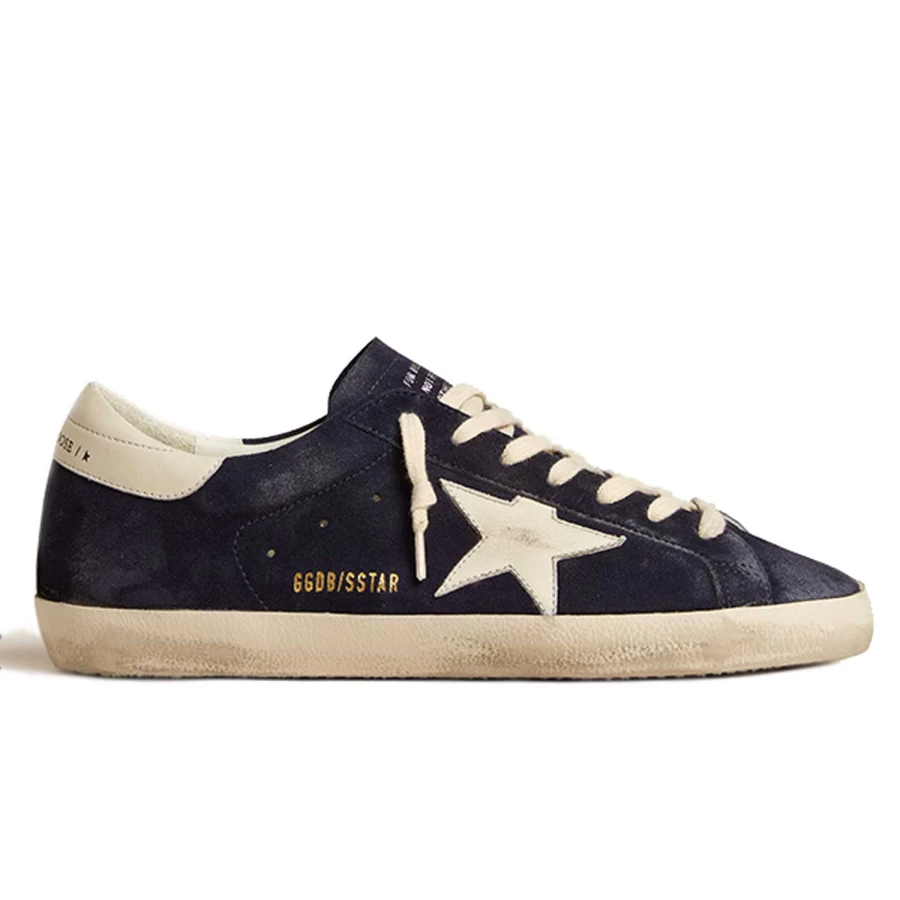 Golden Goose Super Star Sneakers - Vintage-Inspired Distressed Leather Sneakers for Men & Women