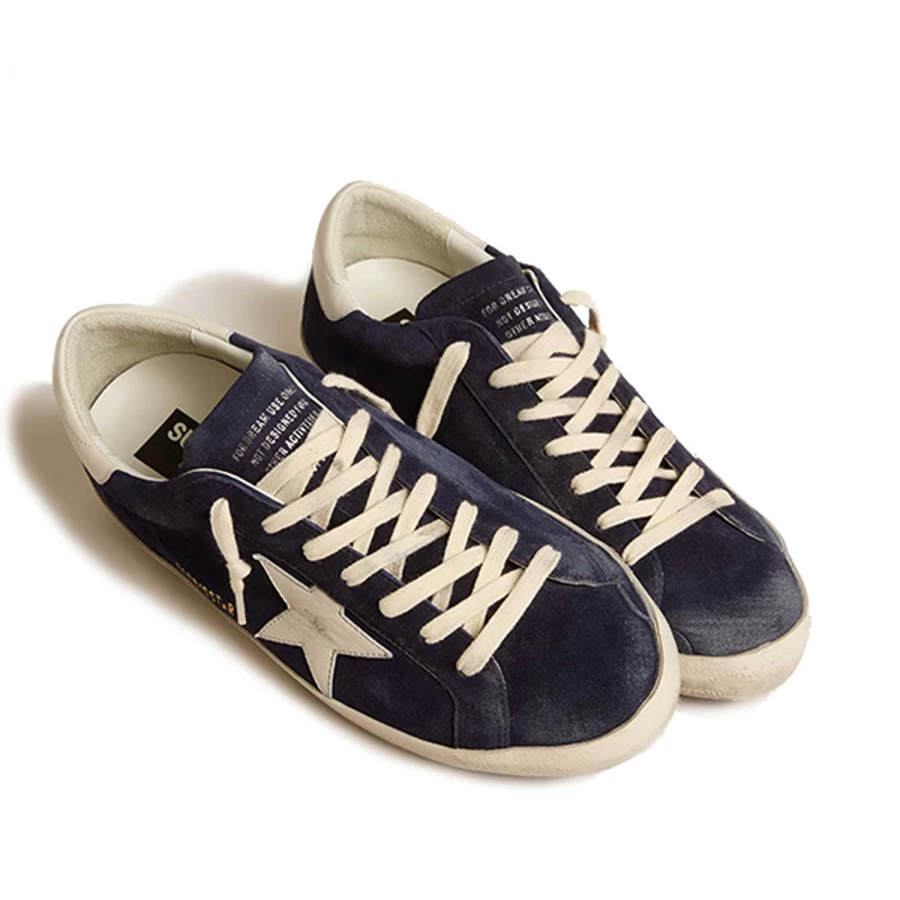 Golden Goose Super Star Sneakers - Vintage-Inspired Distressed Leather Sneakers for Men & Women