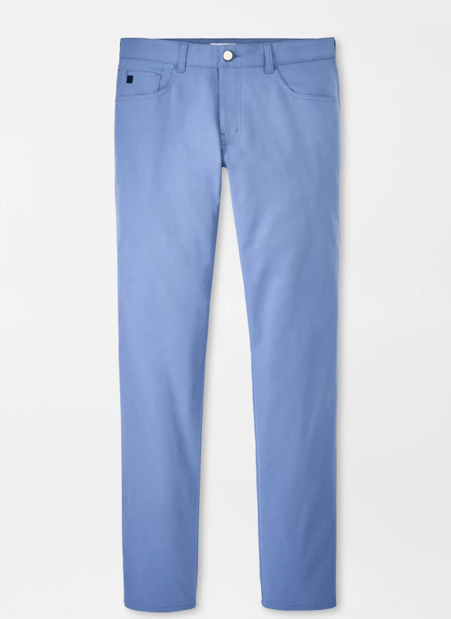 Peter Millar Eb66 Performance Five-Pocket Pant in Infinity - Men's Comfortable Travel Dress Pants