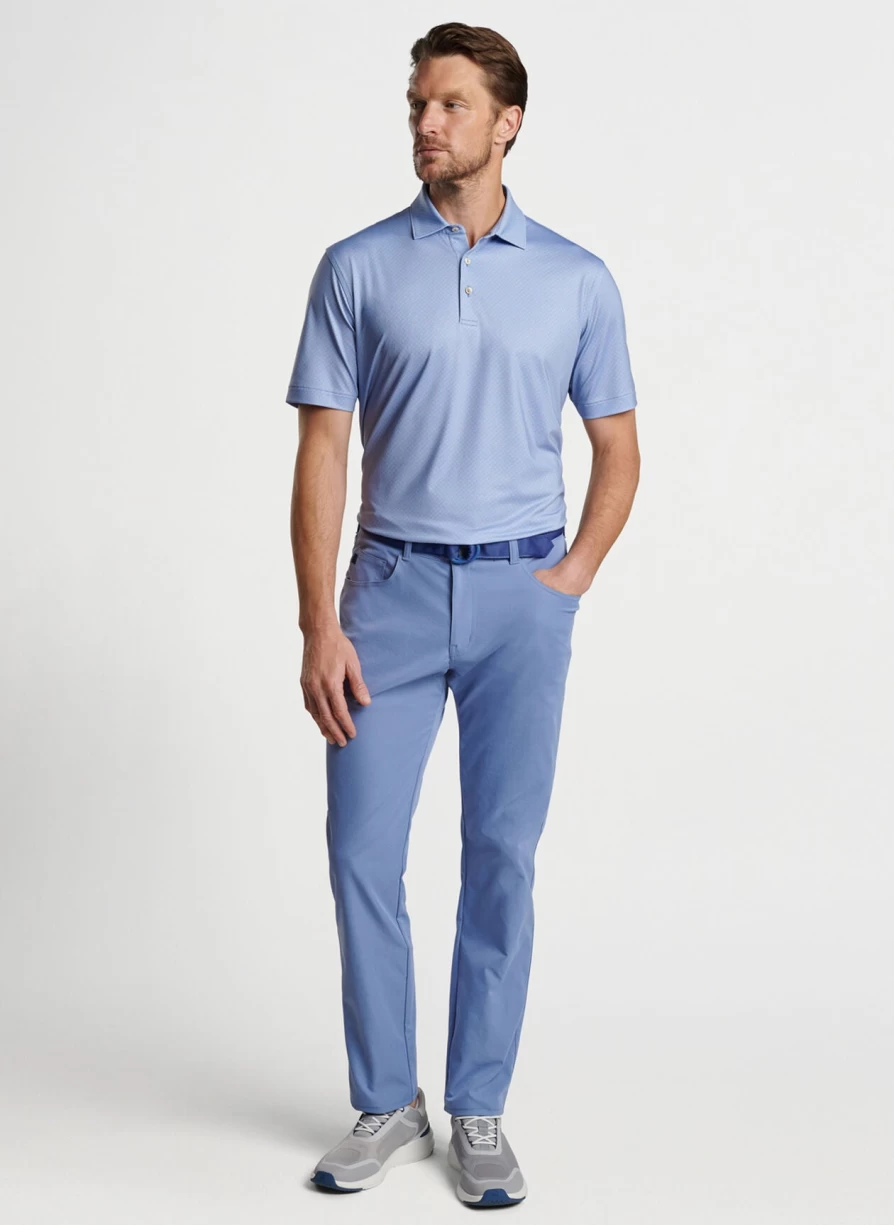 Peter Millar Eb66 Performance Five-Pocket Pant in Infinity - Men's Comfortable Travel Dress Pants