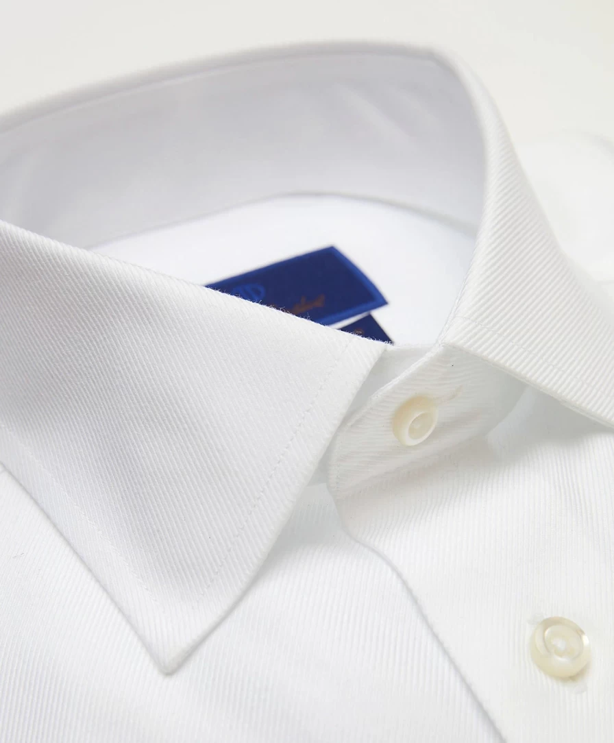David Donahue Non-Iron Dress Shirt for Men - Wrinkle-Free Formal Business Shirt