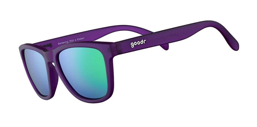 "Goodr Sunglasses: Kraken-Inspired Gardening Eyewear for Outdoor Enthusiasts"