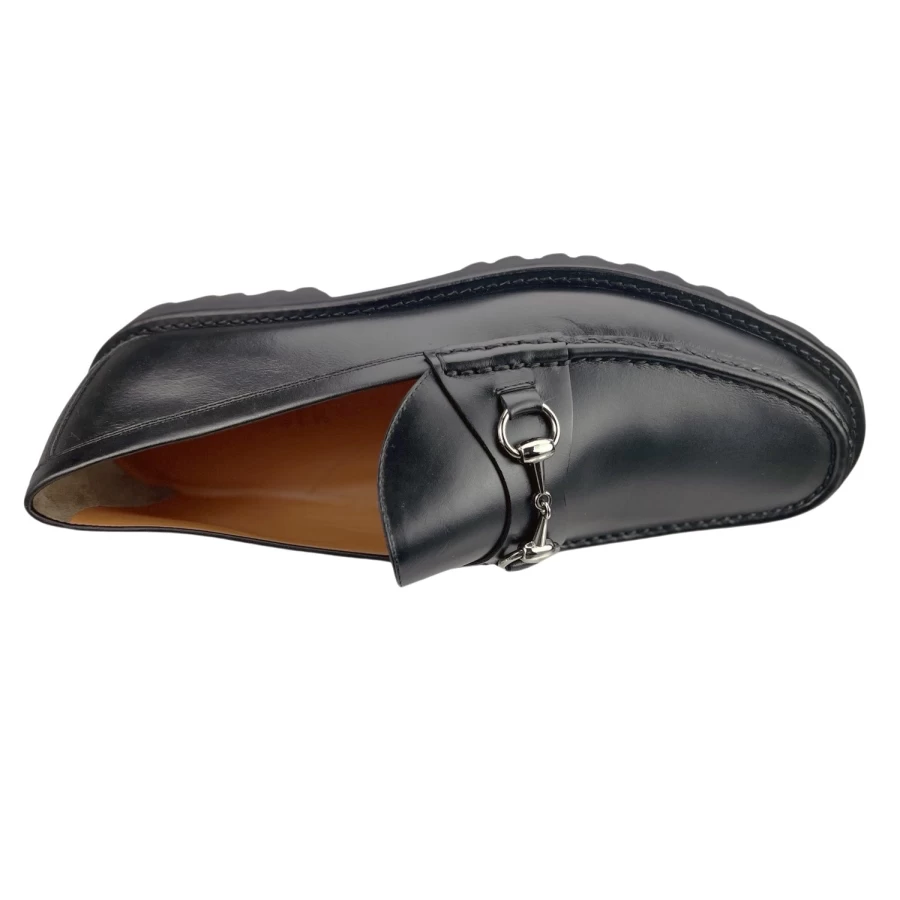 Peter Huber Diego XL Bit Loafer with Lugsole for Men - Classic Comfortable Slip-On Shoes