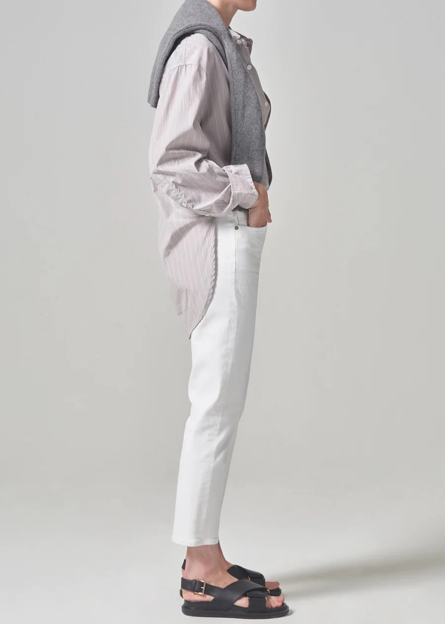 Citizens of Humanity Isola Straight Crop Jeans in Wildflower Wash