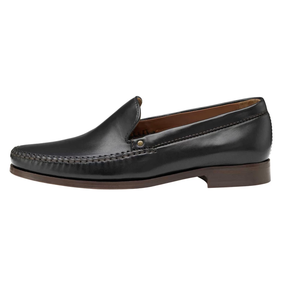 J&M Baldwin Leather Loafer Shoes for Men - Classic Slip-On Comfort & Style