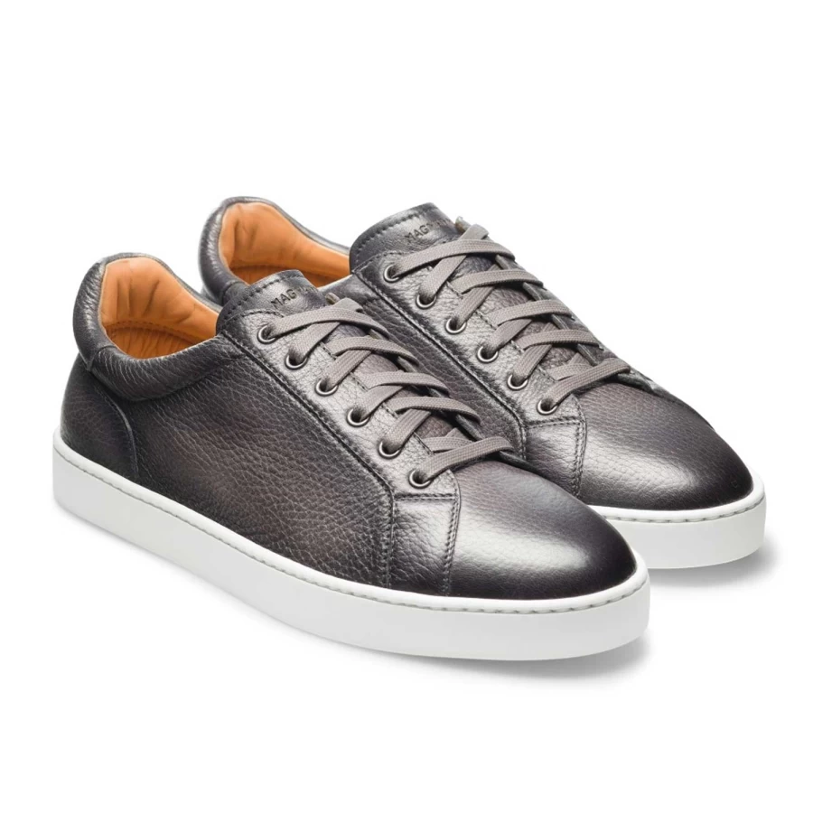 Magnanni Leve Men's Deerskin Sneakers - Premium Leather Casual Shoes