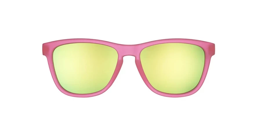 Goodr Sunglasses Flamingos On A Booze Cruise Polarized Aviator Style for Men and Women