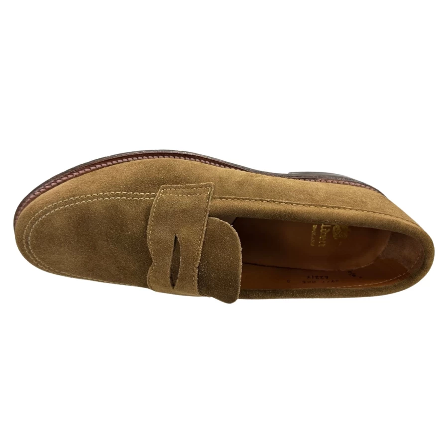 Alden Suede Penny Loafers for Men – Classic Comfortable Slip-On Dress Shoes