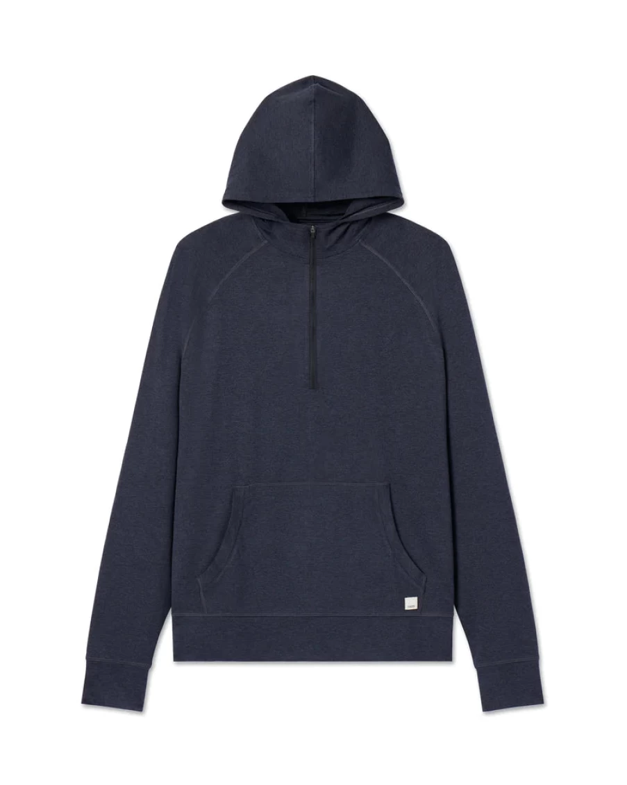 Vuori Performance 1/2 Zip Hoodie for Men & Women - Lightweight & Breathable Workout Pullover