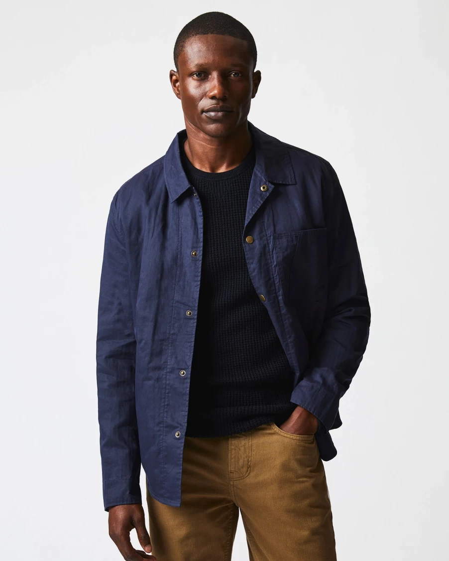 Billy Reid Leroy Shirt Jacket - Men's Casual Button-Up Lightweight Outerwear
