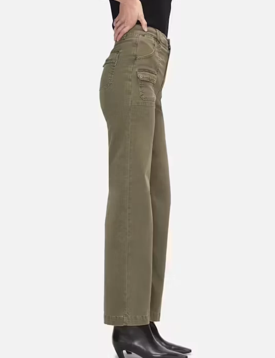 Frame Denim Utility Pocket Pant in Washed Winter Moss - Stylish Cargo Pants for Men & Women