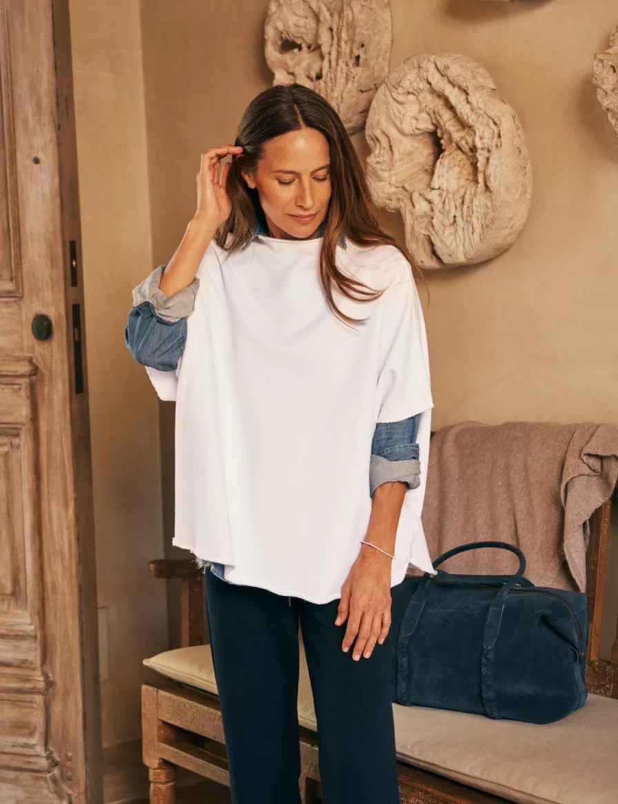 Frank and Eileen Audrey Funnel Neck Capelet - Elegant Women's Capelet for Stylish Outerwear