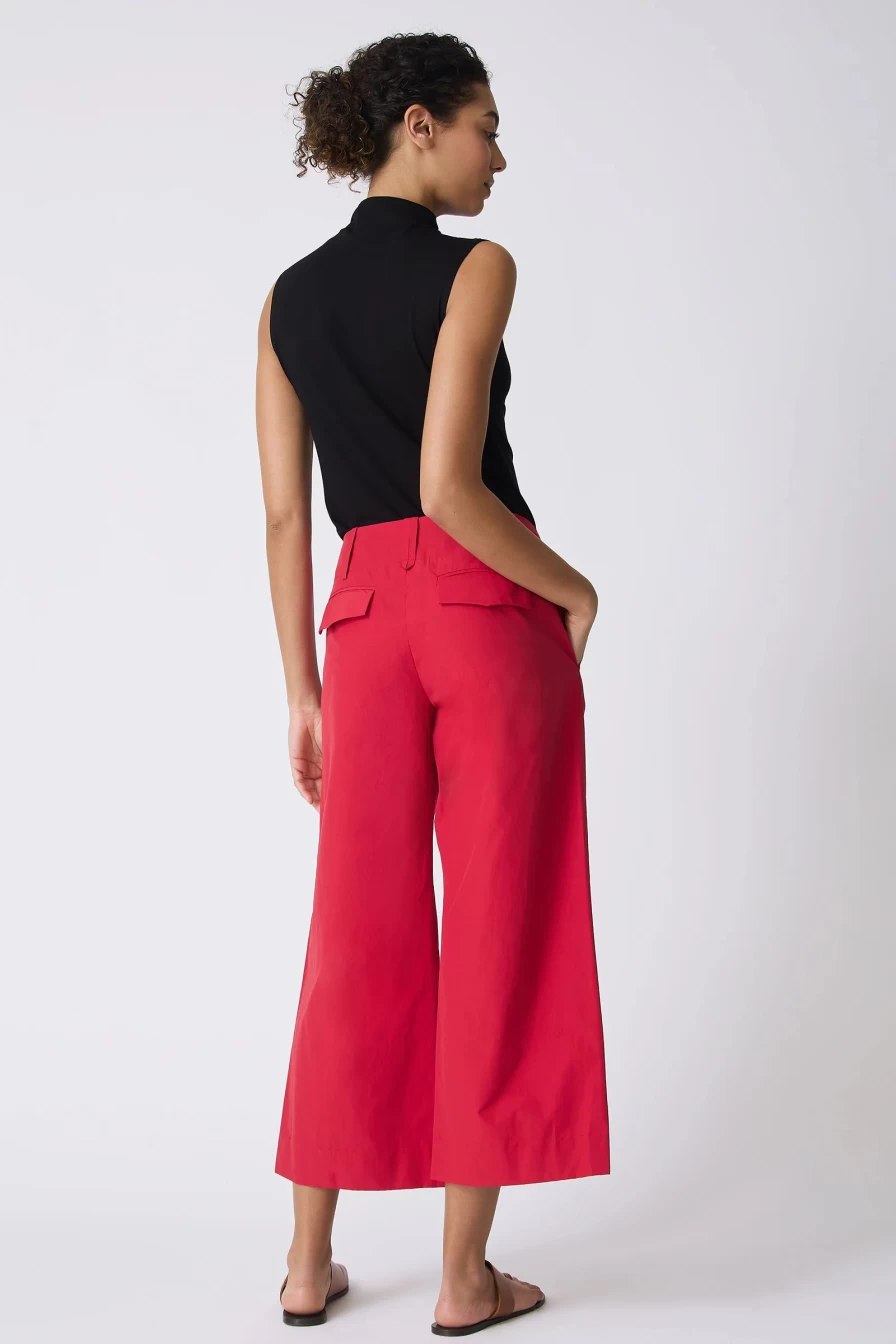 "Kal Rieman Gabby High-Waisted Crop Pants - Trendy Women's Trousers"