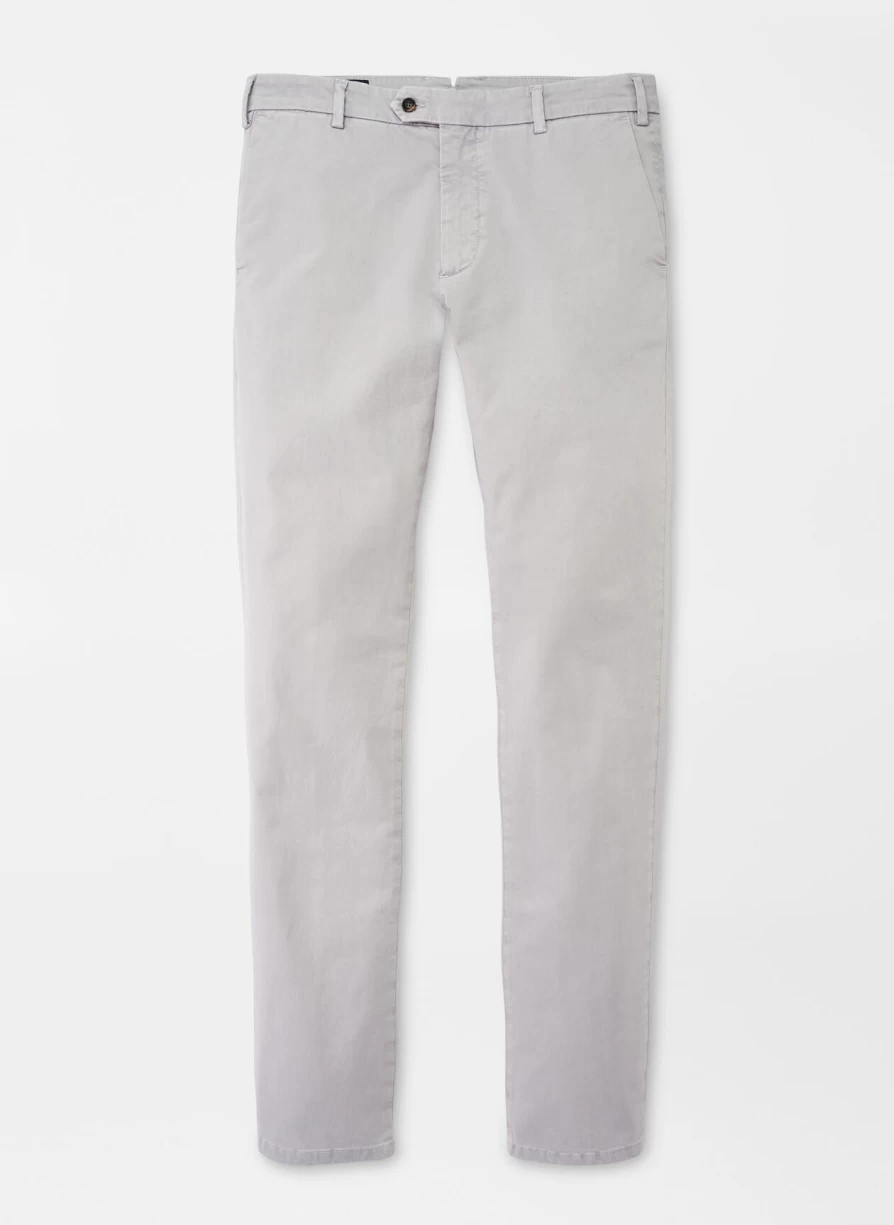 Peter Millar Collection Garment-Dyed Flat-Front Chino Pants for Men